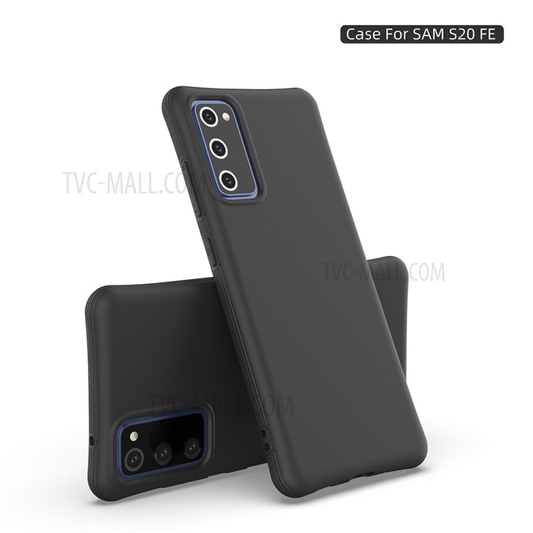 Solid Color Matte TPU Case for Samsung Galaxy S20 FE/S20 Fan Edition/S20 FE 5G/S20 Fan Edition 5G - Black-2