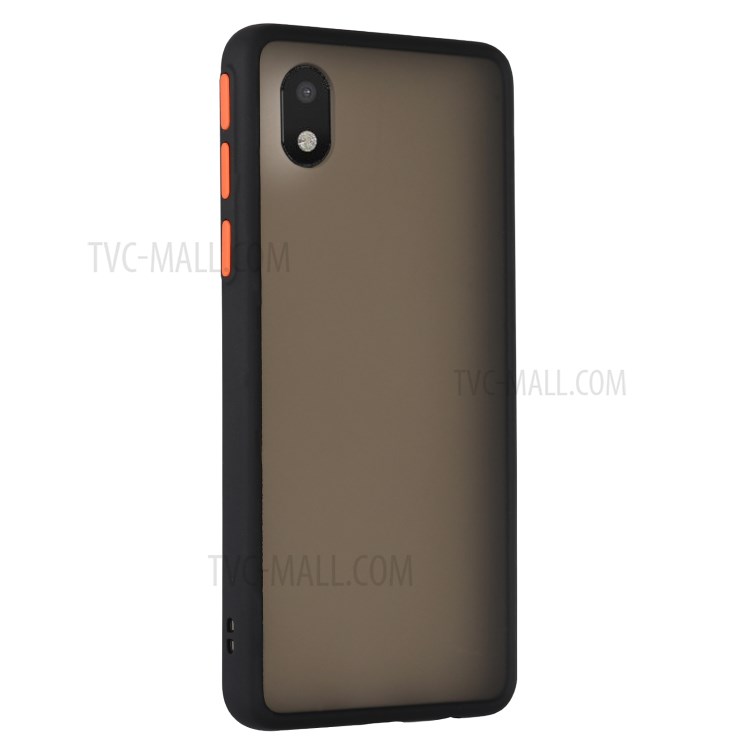 Matte Skin Drop-proof PC + TPU Phone Protector Cover for Samsung Galaxy A01 Core - Black-4