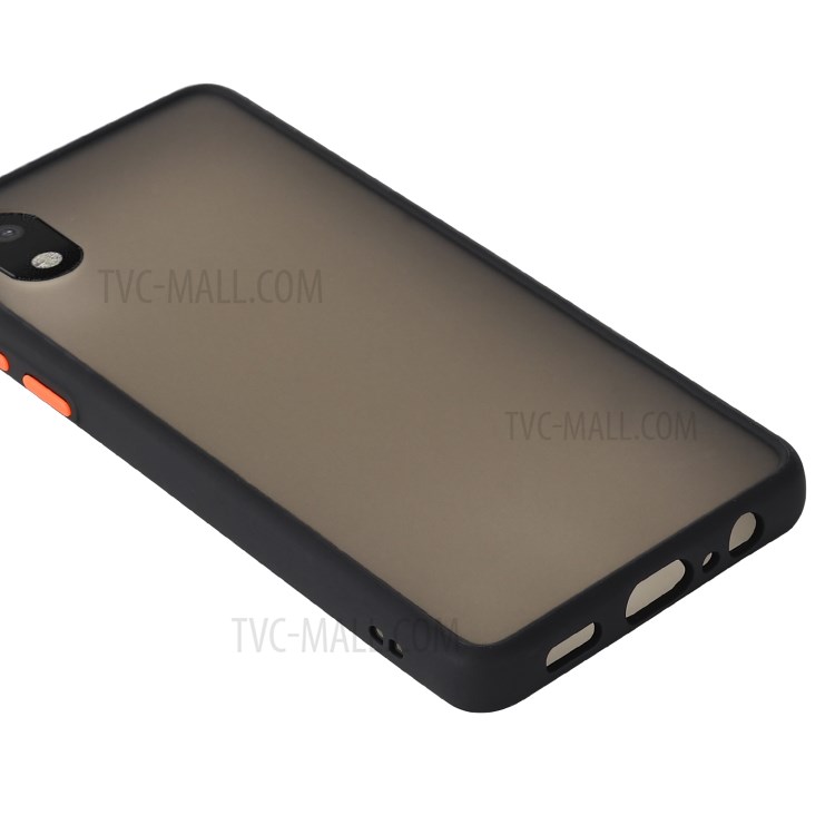 Matte Skin Drop-proof PC + TPU Phone Protector Cover for Samsung Galaxy A01 Core - Black-5