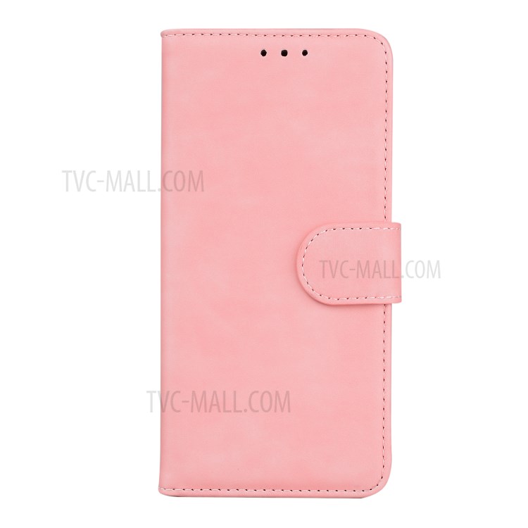 Wallet Stand Magnetic Clasp PU Leather Case for Samsung Galaxy M31s - Pink-8