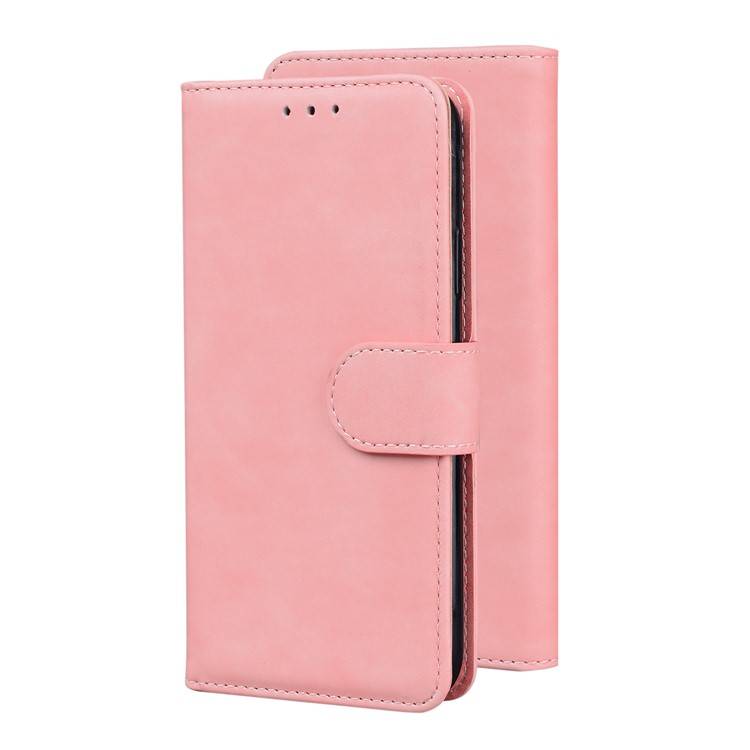 Wallet Stand Magnetic Clasp PU Leather Case for Samsung Galaxy S20 FE/S20 Fan Edition/S20 FE 5G/S20 Fan Edition 5G/S20 Lite - Pink-5