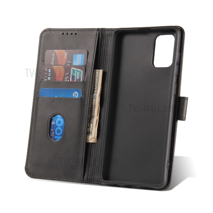 Business Style Magnetic Clasp Wallet Leather Cover for Samsung Galaxy S20 FE/S20 Fan Edition/S20 FE 5G/S20 Fan Edition 5G - Black-2