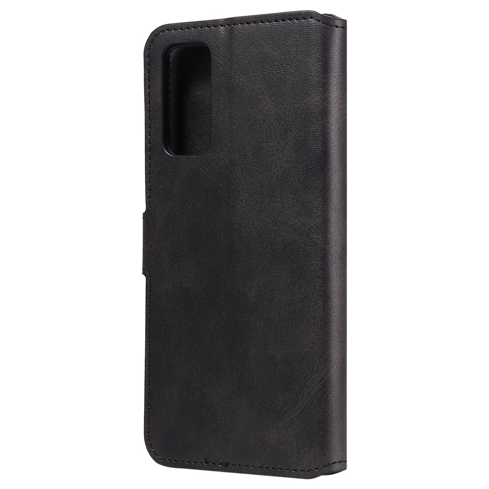 Wallet + Stand Classic Style Flip Leather Phone Case for Samsung Galaxy S20 FE/S20 Fan Edition/S20 FE 5G/S20 Fan Edition 5G/S20 Lite - Black-3