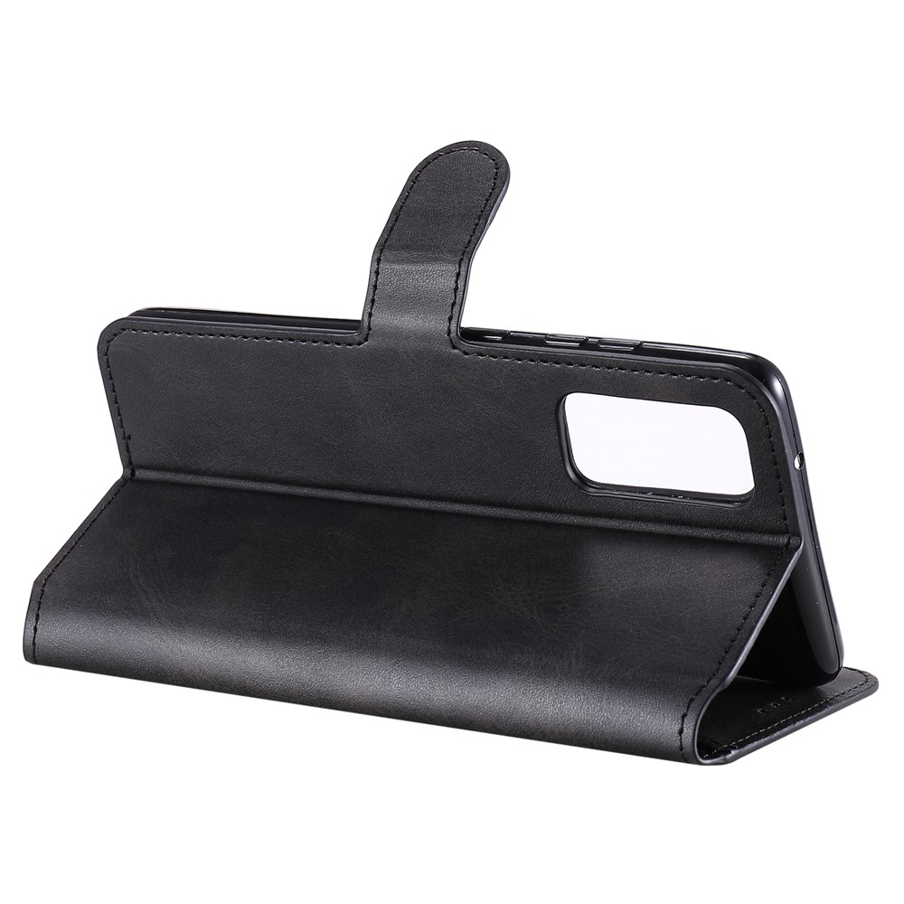 Wallet + Stand Classic Style Flip Leather Phone Case for Samsung Galaxy S20 FE/S20 Fan Edition/S20 FE 5G/S20 Fan Edition 5G/S20 Lite - Black-5