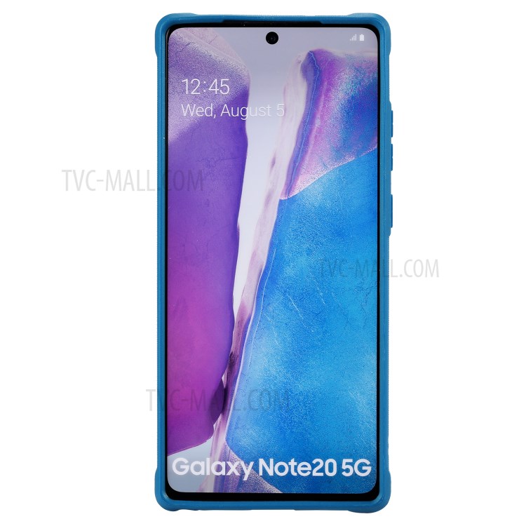 Magnetic Destacleable 2-em-1 Carteira Phone Case Para Samsung Galaxy Nota 20 / Nota 20 5G - Azul-21