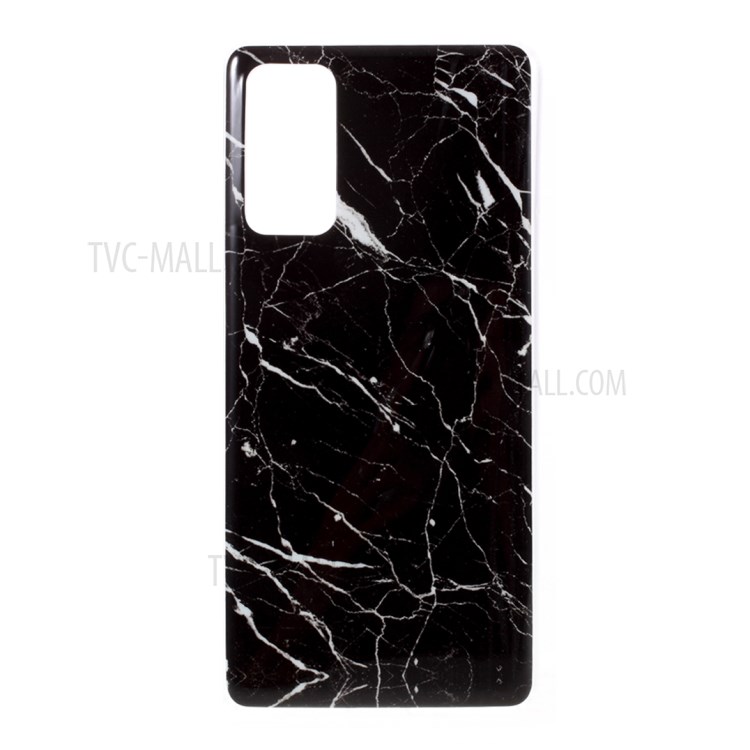 Glossy IMD Mármore Pattern TPU Case Para Samsung Galaxy S20 Fe / S20 Ventilador / S20 Fe 5G / S20 Ventilador 5G / S20 Lite - Estilo A.-1