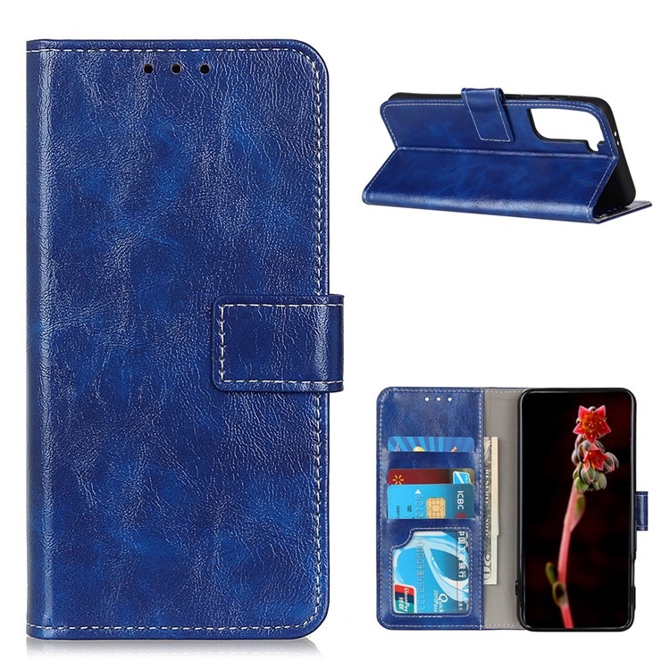 Crazy Horse Texture Leather Retro Style Phone Protective ...