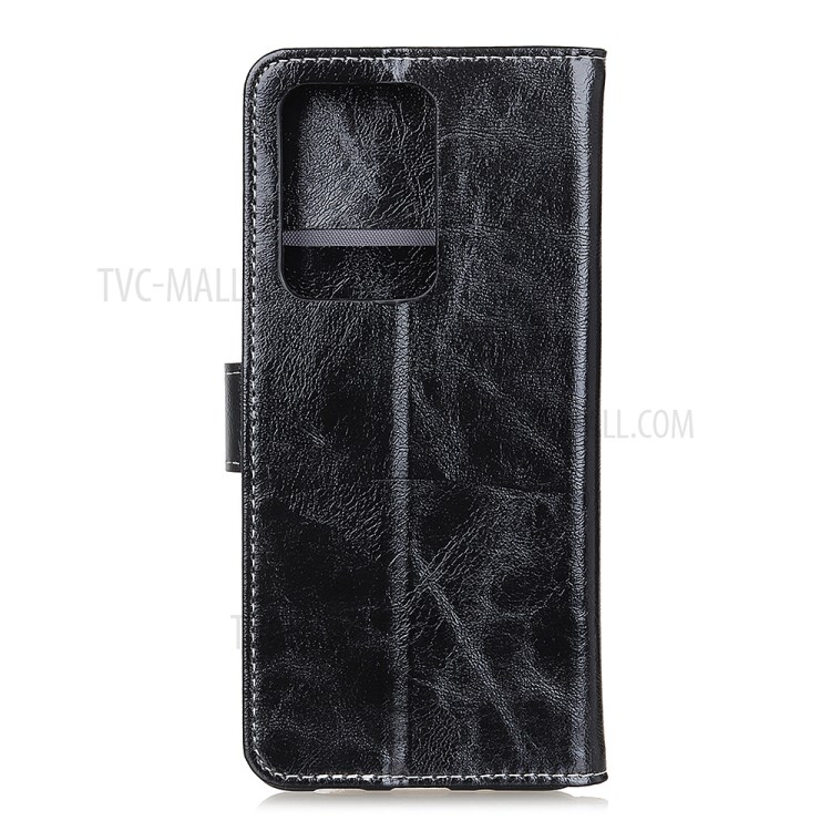 Retro Style Crazy Horse Texture Leather Phone Protective Shell for Samsung Galaxy S30 Ultra/S21 Ultra - Black-3
