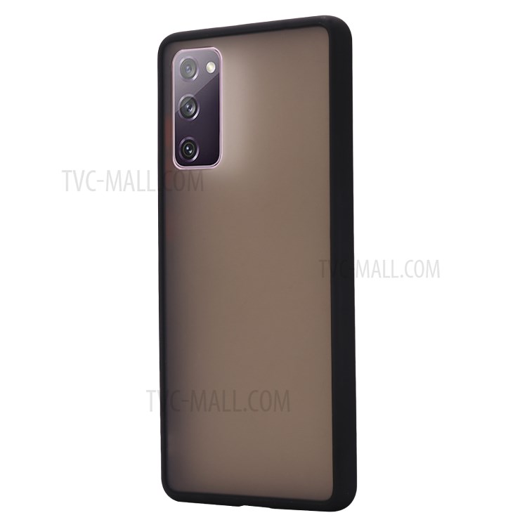 Matte Surface Skin-Touch-Feeling PC + TPU Hybrid Phone Protective Case for Samsung Galaxy S20 FE/S20 Fan Edition/S20 FE 5G/S20 Fan Edition 5G/S20 Lite - Black-2