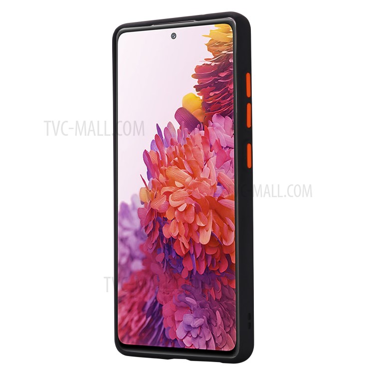 Matte Surface Skin-Touch-Feeling PC + TPU Hybrid Phone Protective Case for Samsung Galaxy S20 FE/S20 Fan Edition/S20 FE 5G/S20 Fan Edition 5G/S20 Lite - Black-3