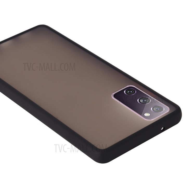 Matte Surface Skin-Touch-Feeling PC + TPU Hybrid Phone Protective Case for Samsung Galaxy S20 FE/S20 Fan Edition/S20 FE 5G/S20 Fan Edition 5G/S20 Lite - Black-5