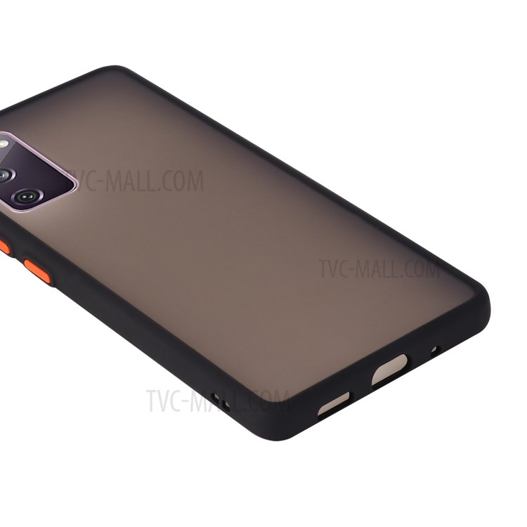Matte Surface Skin-Touch-Feeling PC + TPU Hybrid Phone Protective Case for Samsung Galaxy S20 FE/S20 Fan Edition/S20 FE 5G/S20 Fan Edition 5G/S20 Lite - Black-6