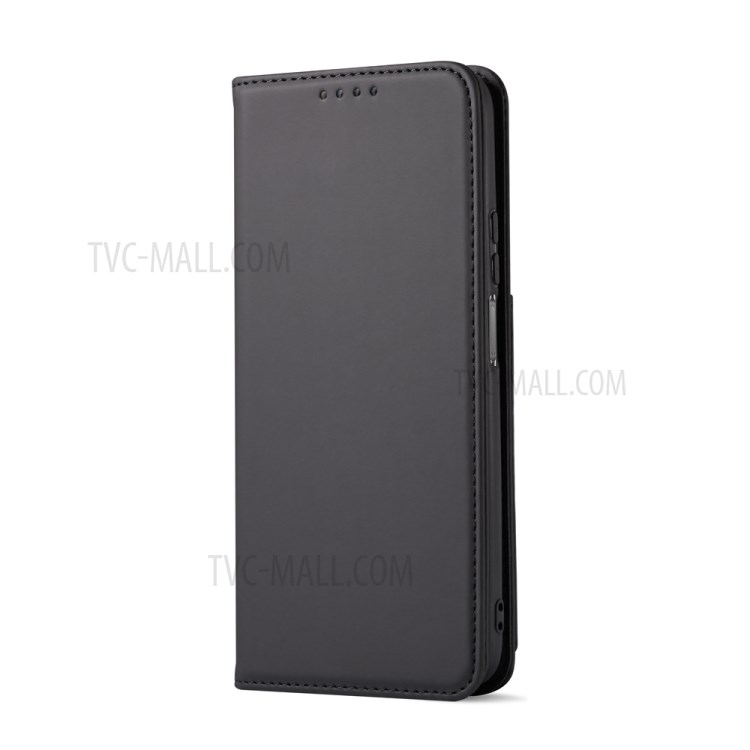 Strong Magnetic Smooth Touch Feeling TPU + PU Leather Case for Samsung Galaxy M51 (Side Fingerprint Version) - Black-2