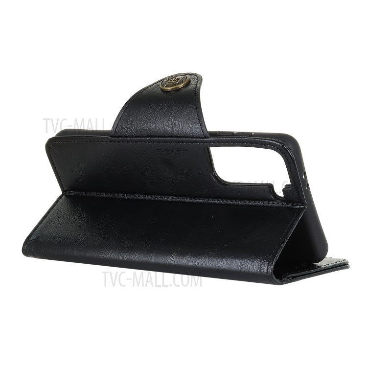 Wallet Stand PU-Leder-Handy-Kasten Für Samsung Galaxy S30 + - Schwarz-3