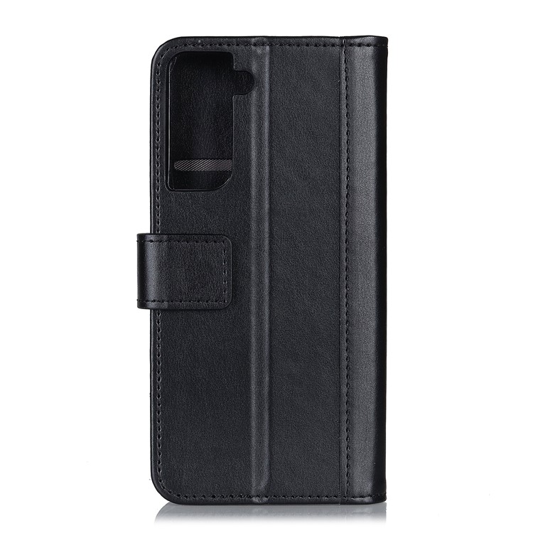 Wallet Stand Leather Phone Case for Samsung Galaxy S21 - Black-11