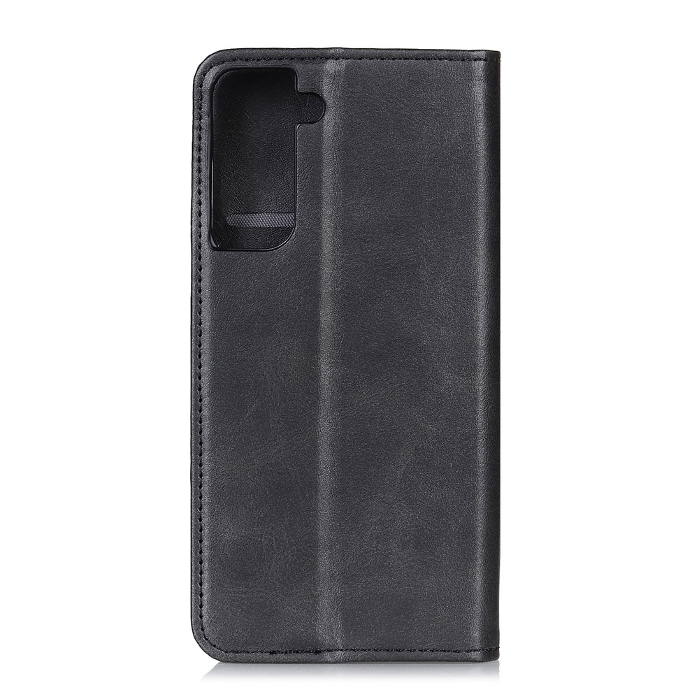Auto-absorbed Split Leather Phone Shell with Stand Wallet for Samsung Galaxy S30 Plus - Black-7