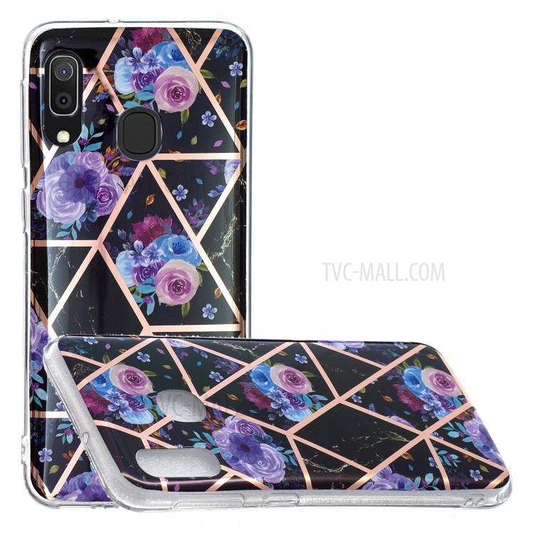 Electroplating IMD TPU Phone Case for Samsung Galaxy A20e - Style A-1