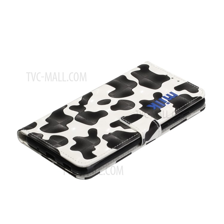 Musterdruck Leather Protector Für Samsung Galaxy S20 Standkoffer Mit Hängendem Riemen - Schwarz-Weiss-7
