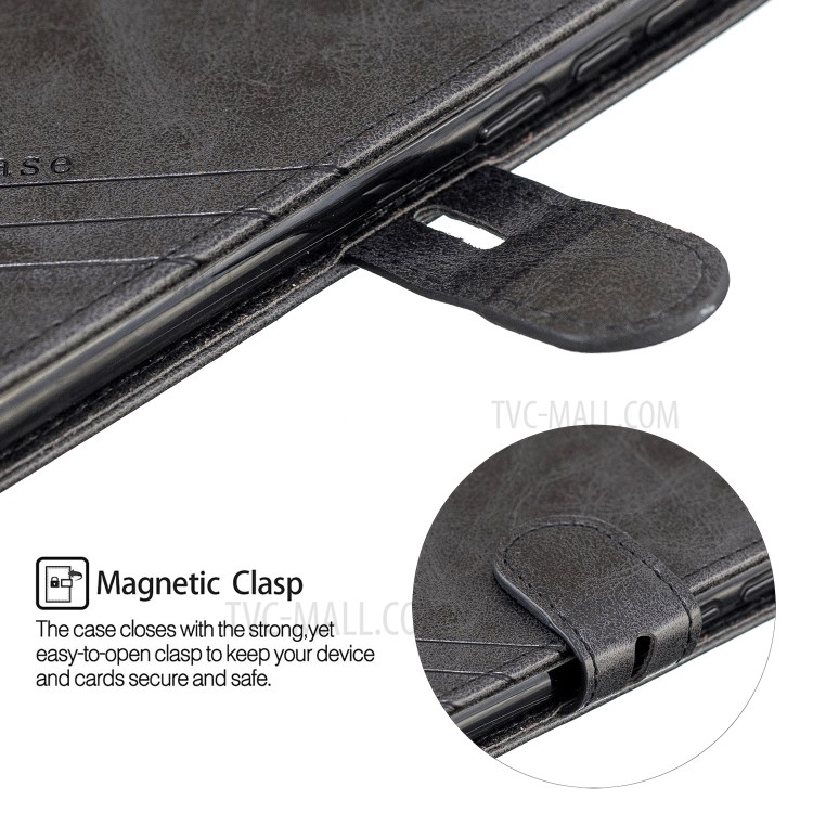 Classic Wallet Leather Stand Phone Protective Cover for Samsung Galaxy S20 FE/S20 Fan Edition/S20 FE 5G/S20 Fan Edition 5G - Black-7