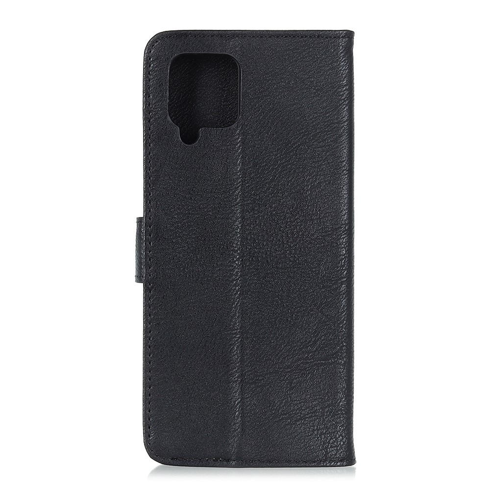 Estilo De Cuero Estilo Retro De Khazneh Para Samsung Galaxy A12 5G - Negro-3