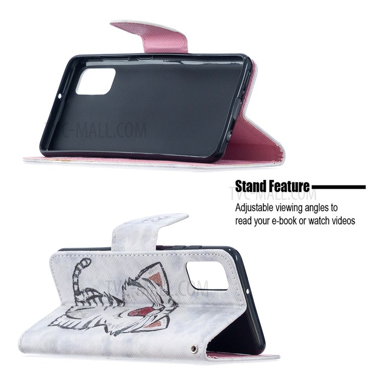 Pattern Printing PU Leather Wallet Stand Phone Cover for Samsung Galaxy S20 FE/S20 Fan Edition/S20 FE 5G/S20 Fan Edition 5G - Cat-4