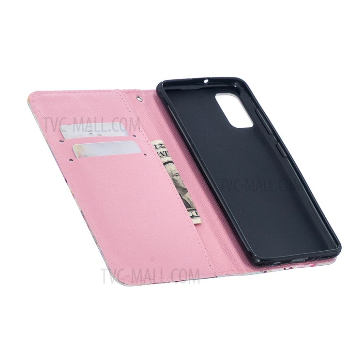 Pattern Printing PU Leather Wallet Stand Phone Cover for Samsung Galaxy S20 FE/S20 Fan Edition/S20 FE 5G/S20 Fan Edition 5G - Cat-7