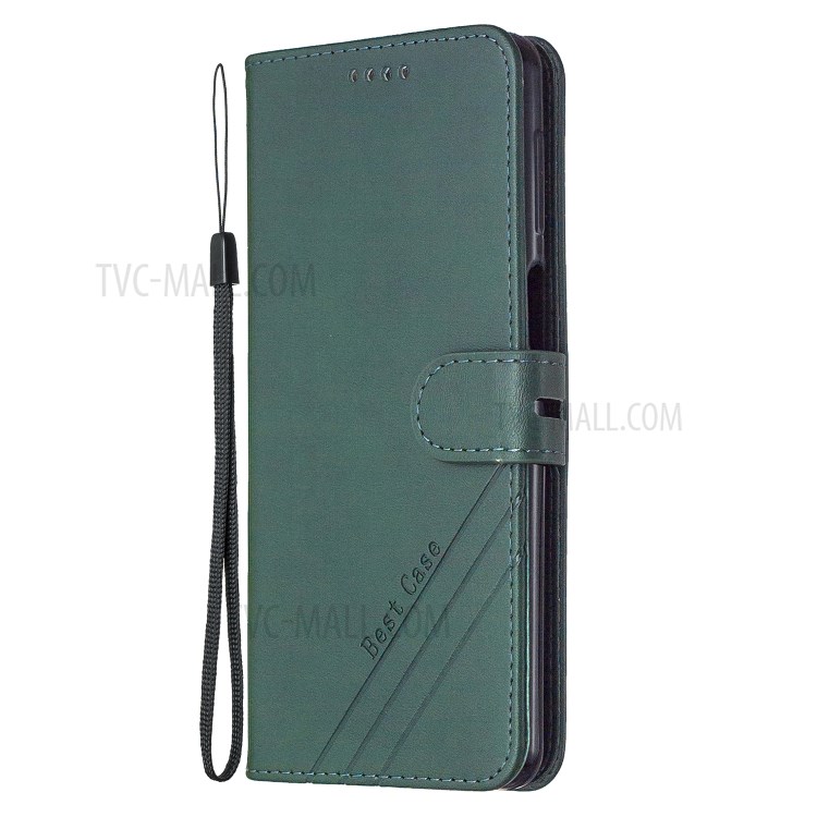 Classic Wallet Leather Stand Phone Protective Cover for Samsung Galaxy M31s - Green-2