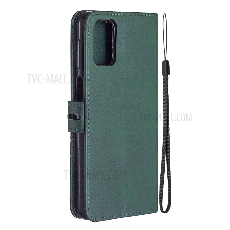 Classic Wallet Leather Stand Phone Protective Cover for Samsung Galaxy M31s - Green-3