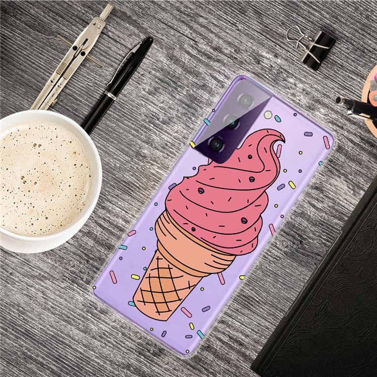 Funda Para Teléfono Celular IMD TPU IMD Para Samsung Galaxy S30 Cubierta Suave - Helado-2