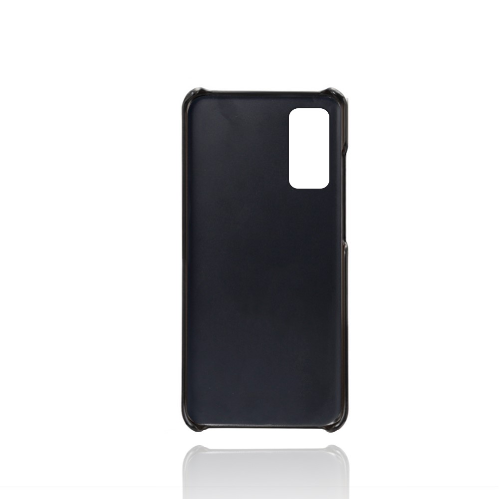 PU Leather Coated PC Case for Samsung Galaxy S20 FE/S20 Fan Edition/S20 FE 5G/S20 Fan Edition 5G Protector Cover - Black-5