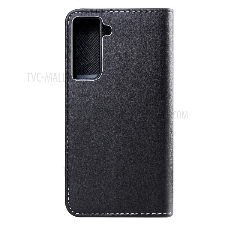 Three-color Splicing for Samsung Galaxy S30+ PU Leather Wallet Phone Shell - Black/White/Grey-3