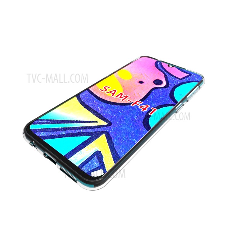 10Pcs/Pack Anti-Slip TPU Phone Protective Shell for Samsung Galaxy F41-4