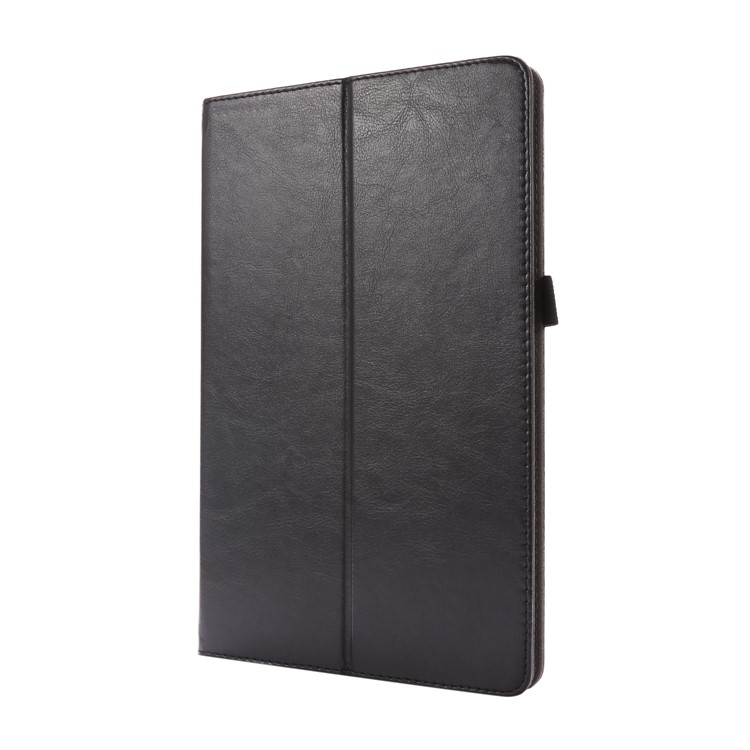 Crazy Horse Design PU Leather Stand Case for Samsung Galaxy Tab A7 10.4 (2020) - Black-2