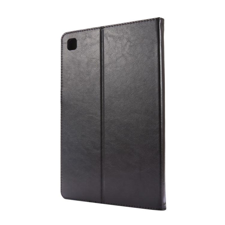 Crazy Horse Design PU Leather Stand Case for Samsung Galaxy Tab A7 10.4 (2020) - Black-3