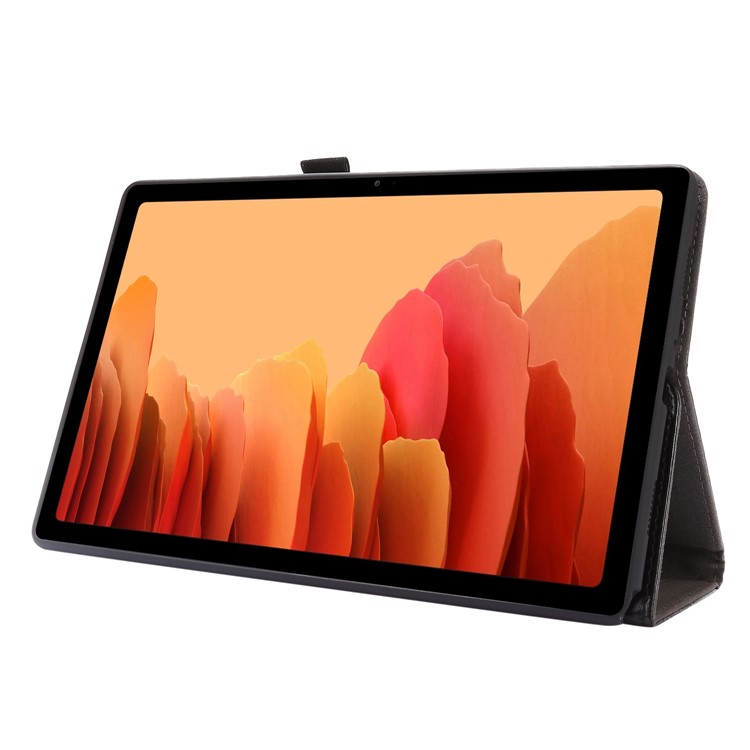 Crazy Horse Design PU Leather Stand Case for Samsung Galaxy Tab A7 10.4 (2020) - Black-7