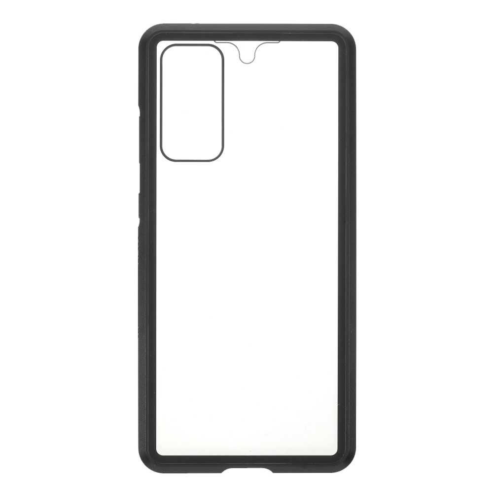 (Bubble Bag Package) Double-sided Tempered Glass + Magnetic Metal Frame Phone Case for Samsung Galaxy S20 FE/S20 Fan Edition/S20 FE 5G/S20 Fan Edition 5G/S20 Lite - Black-3