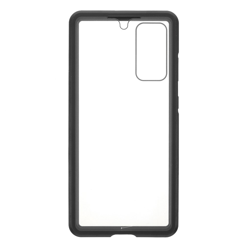 (Bubble Bag Package) Double-sided Tempered Glass + Magnetic Metal Frame Phone Case for Samsung Galaxy S20 FE/S20 Fan Edition/S20 FE 5G/S20 Fan Edition 5G/S20 Lite - Black-4
