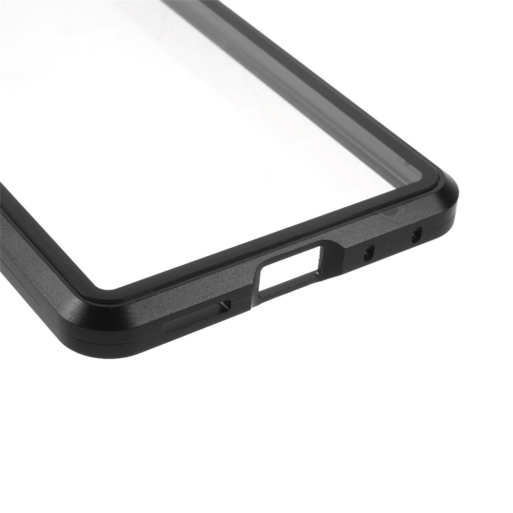 (Bubble Bag Package) Double-sided Tempered Glass + Magnetic Metal Frame Phone Case for Samsung Galaxy S20 FE/S20 Fan Edition/S20 FE 5G/S20 Fan Edition 5G/S20 Lite - Black-6
