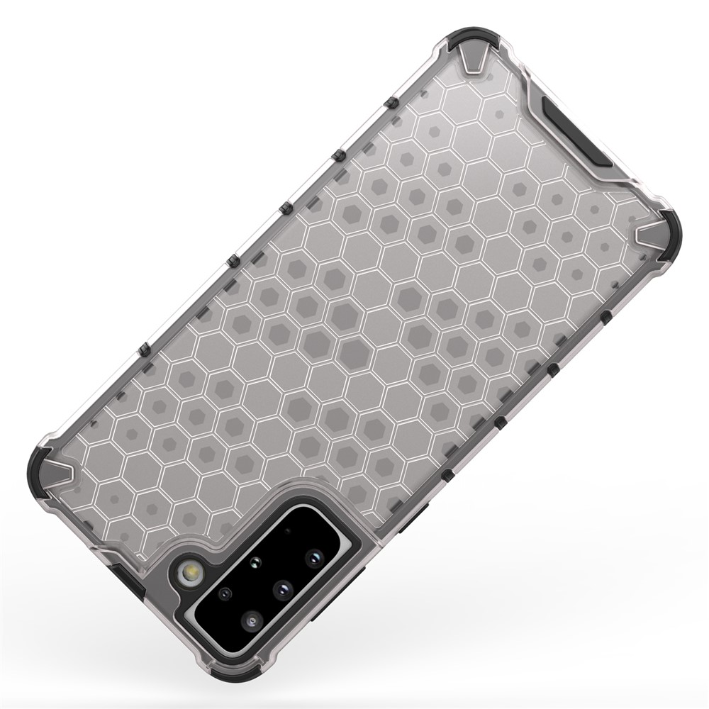 Honeycomb Pattern Shock-proof TPU + PC Combo Case for Samsung Galaxy S30+ - Grey-4