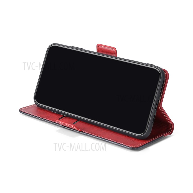 Color Splicing Card Slot Stand Case PU Flip Leather Case for Samsung Galaxy S30 Ultra - Black-3