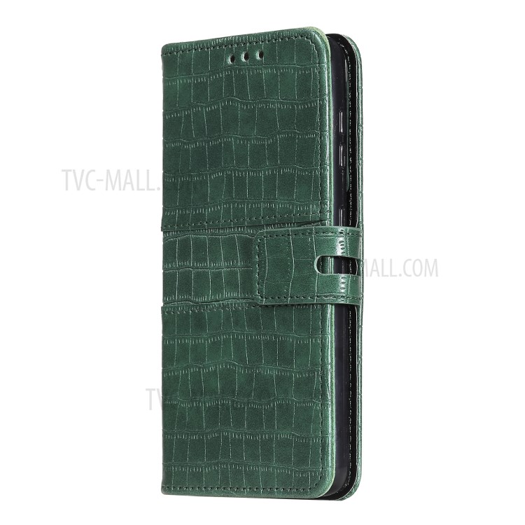 Crocodile Skin PU Leather Wallet Phone Stand Case for Samsung Galaxy S30+ - Green-4