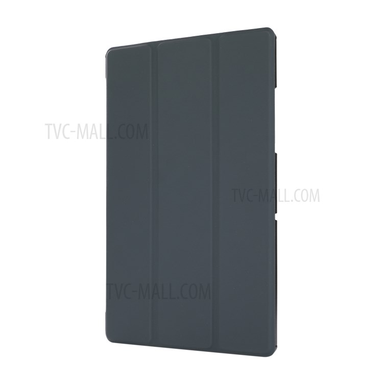 PU Leather Tri-fold Stand Protector for Samsung Galaxy Tab A7 10.4 (2020) Tablet Case - Black-3