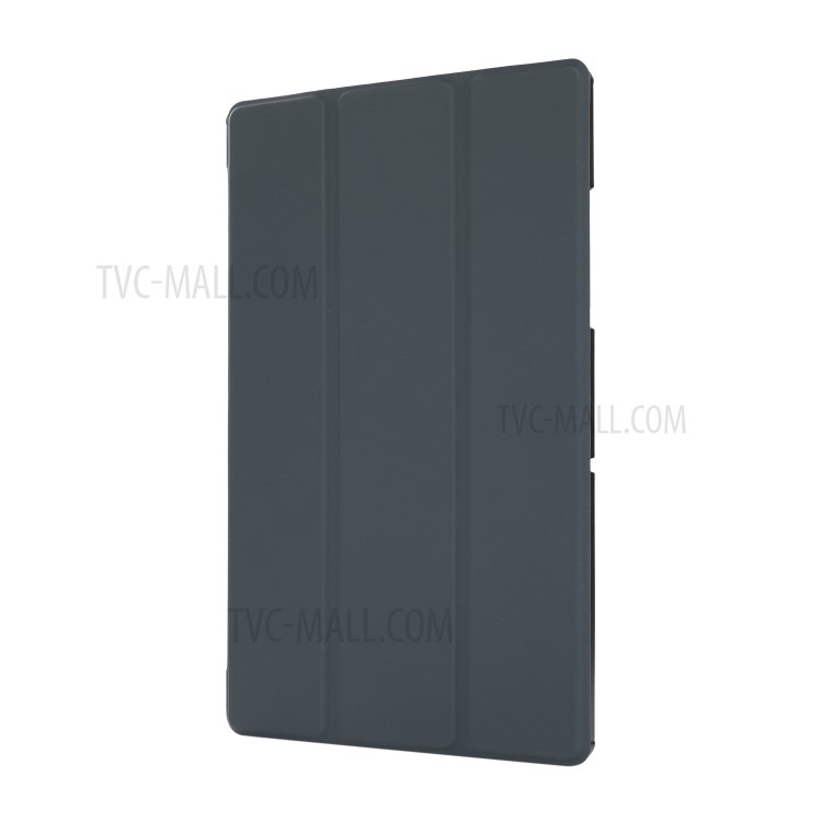 Protetor de Tampa de Comprimido Para Comprimidos de Suporte Tri-fold PU Para Samsung Galaxy Tab A7 10.4 (2020) Caixa de Tablets - Preto