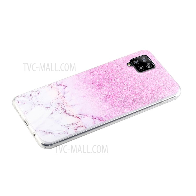 Pattern Printing TPU Phone Case High Transmittance Phone Shell for Samsung Galaxy A42 5G - Pink-2