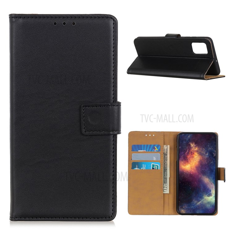 For Samsung Galaxy A72 5G Flip Cover Wallet Stand Leather Phone Case - Black-1