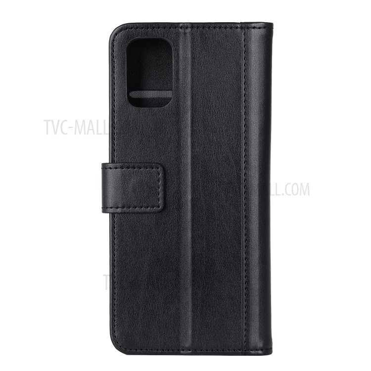 Wallet Stand Leather Phone Case for Samsung Galaxy A72 5G Protective Shell - Black-2
