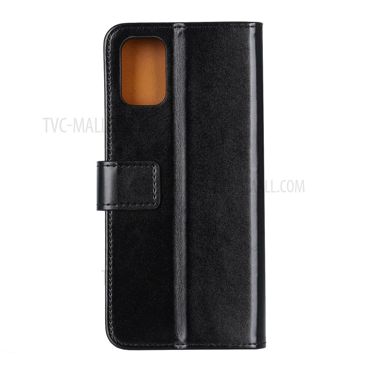 Magnetic Smooth Surface Leather Wallet Phone Protective Cover for Samsung Galaxy A72 5G - Black-2