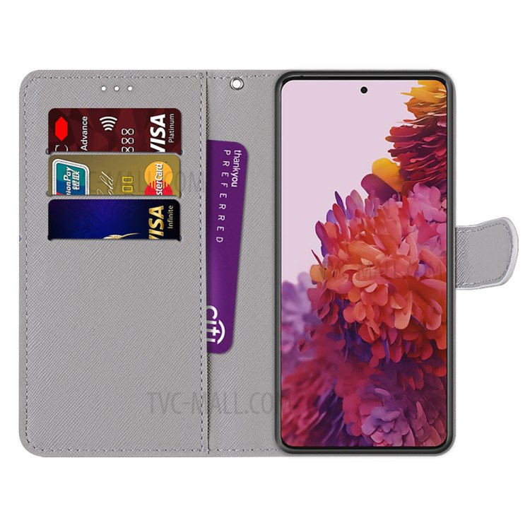 Phone Shell for Samsung Galaxy S30 Ultra Stand Leather New Patterned Cover - Lime-12
