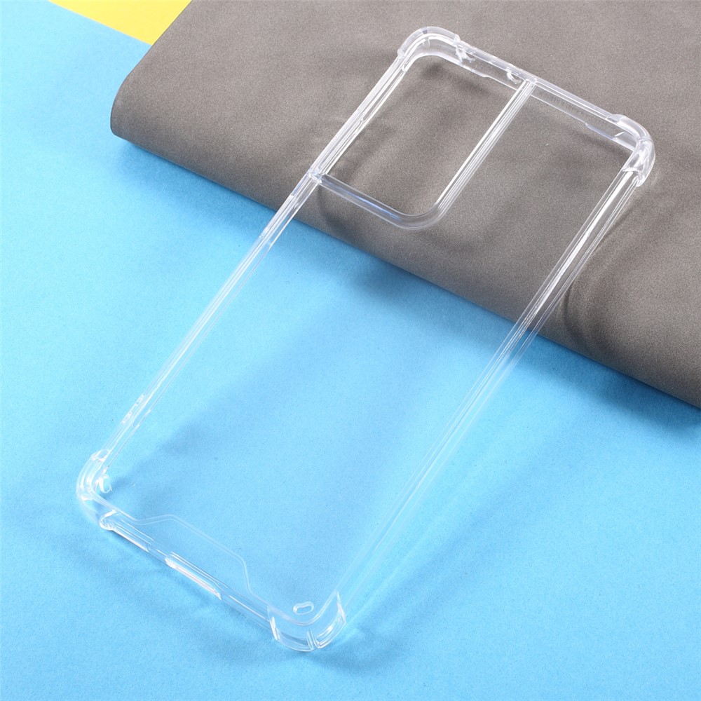 Shockproof Clear Acrylic Back + TPU Edge Combo Case for Samsung Galaxy S30 Ultra-2