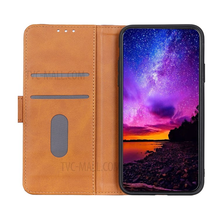 Litchi Skin Wallet Flip Leather Phone Case for Samsung Galaxy A72 5G - Black-7